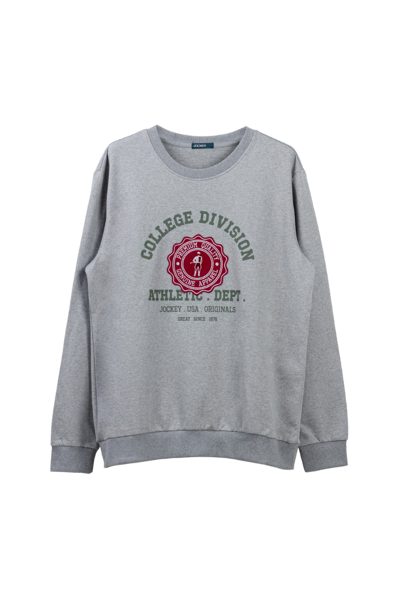 Jockey Men Knit Terry Long Sleeve Tee | JMT318719