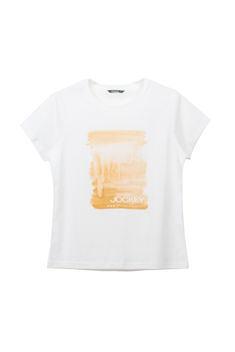Jockey Ladies Printed Round Neck Tee | JLT318633