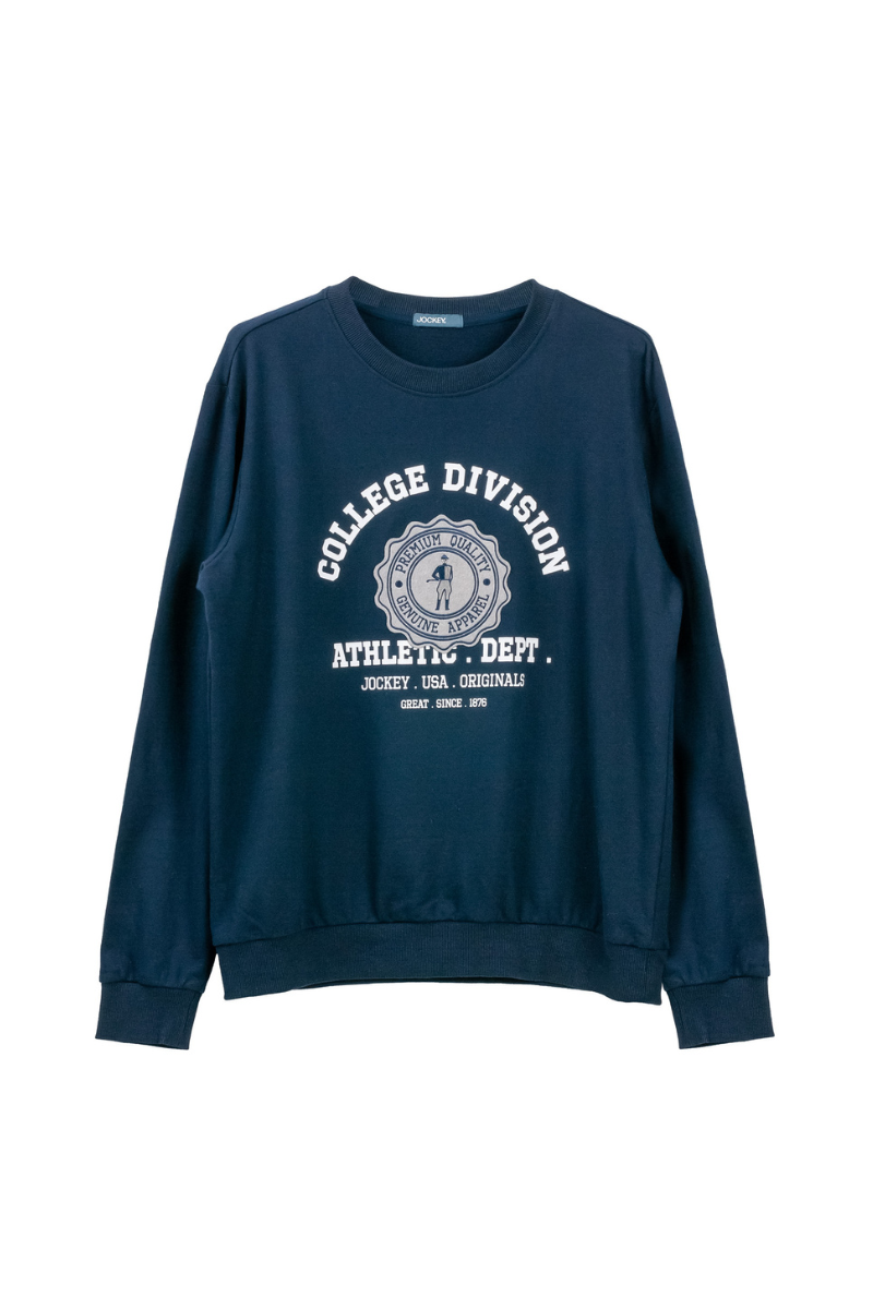 Jockey Men Knit Terry Long Sleeve Tee | JMT318719