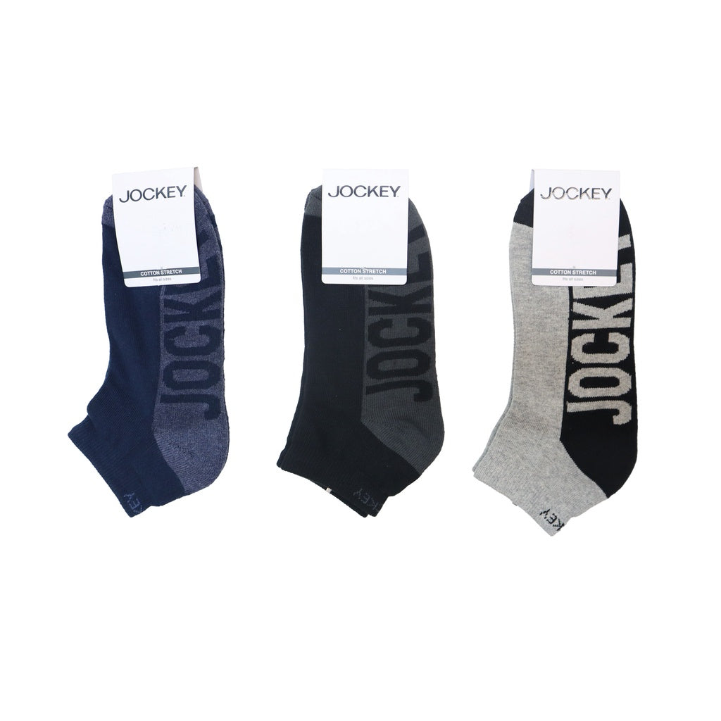 Jockey 3 Pair Sports Ankle Socks | JMS308933