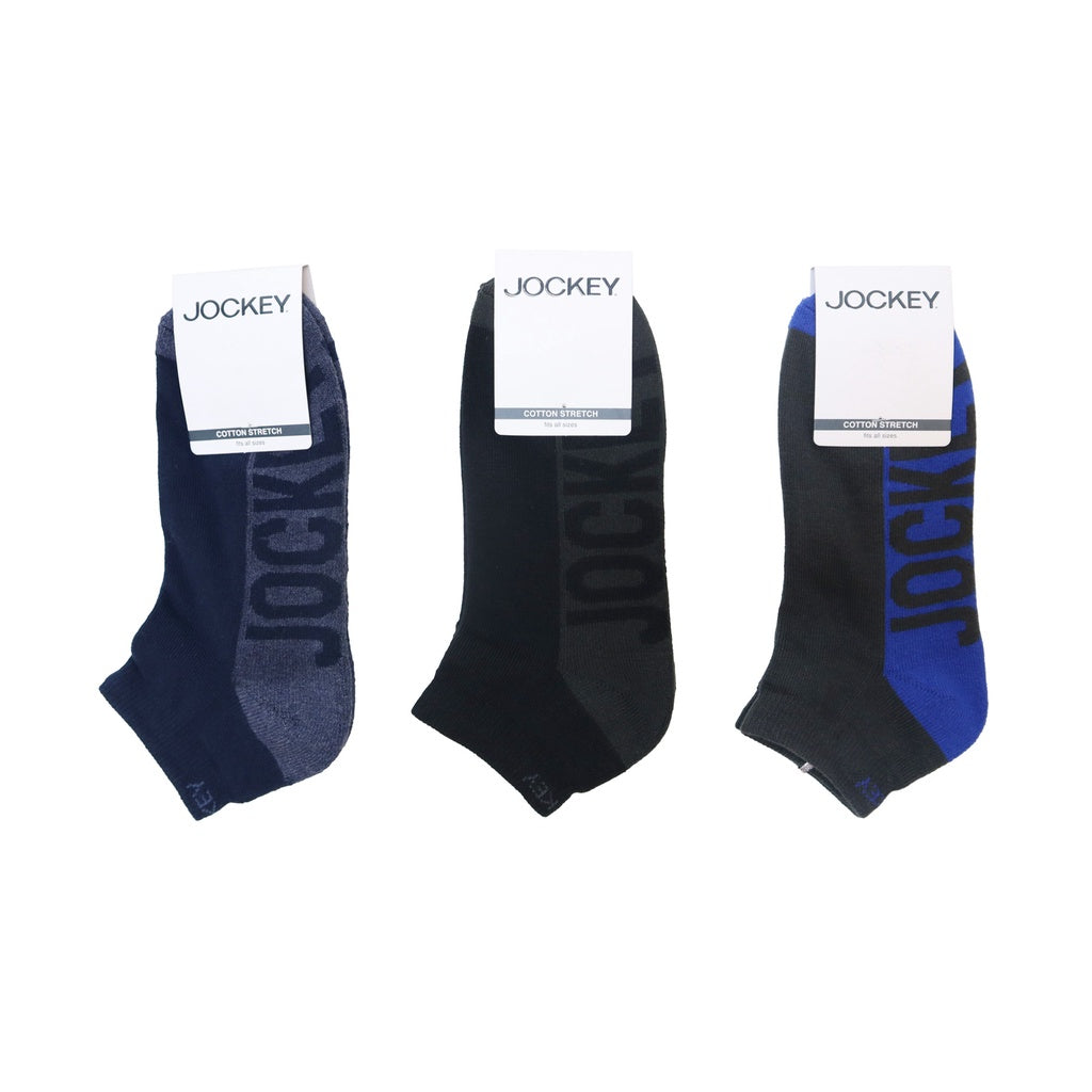 Jockey 3 Pair Sports Ankle Socks | JMS308933