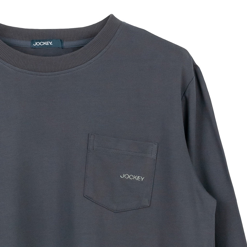 Jockey Men Knit Terry Long Sleeve Tee | JMT318720