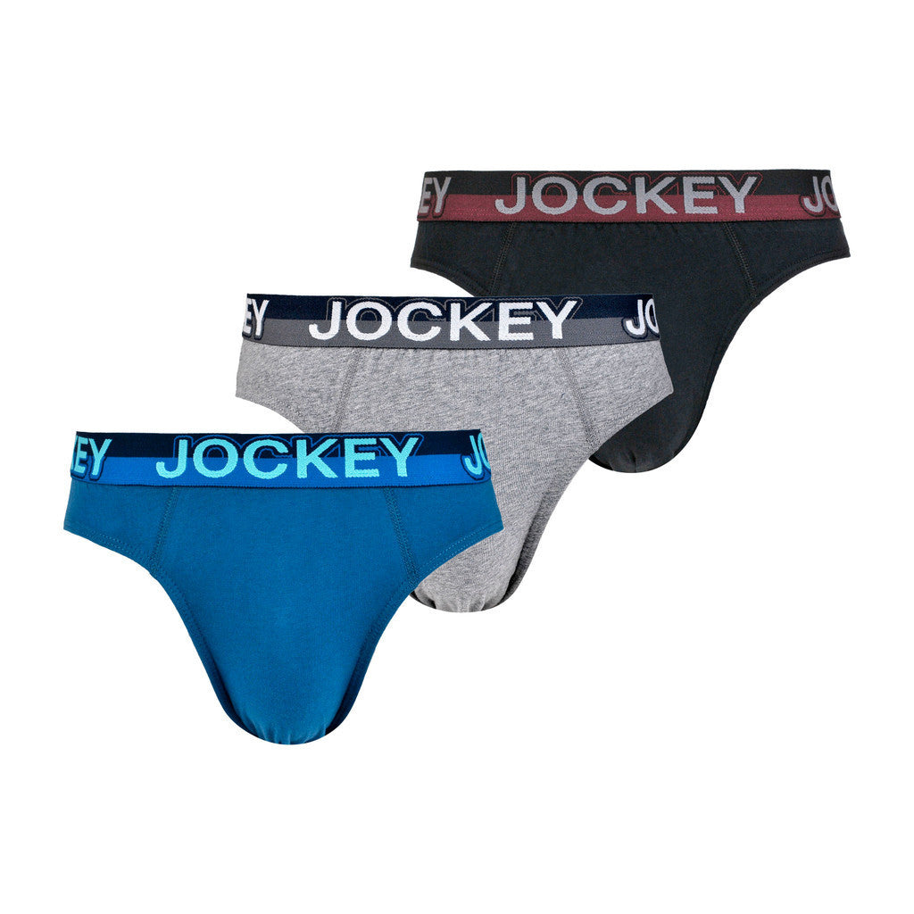 Jockey 3 Pieces Cotton Elastane Briefs | JMB419272