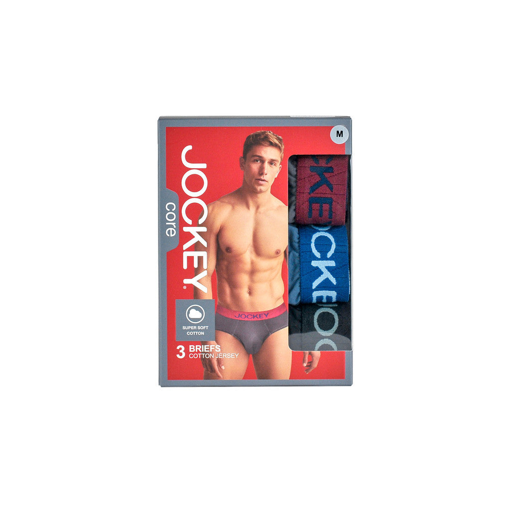 Jockey 3 Pieces Cotton Elastane Briefs | JMB419274