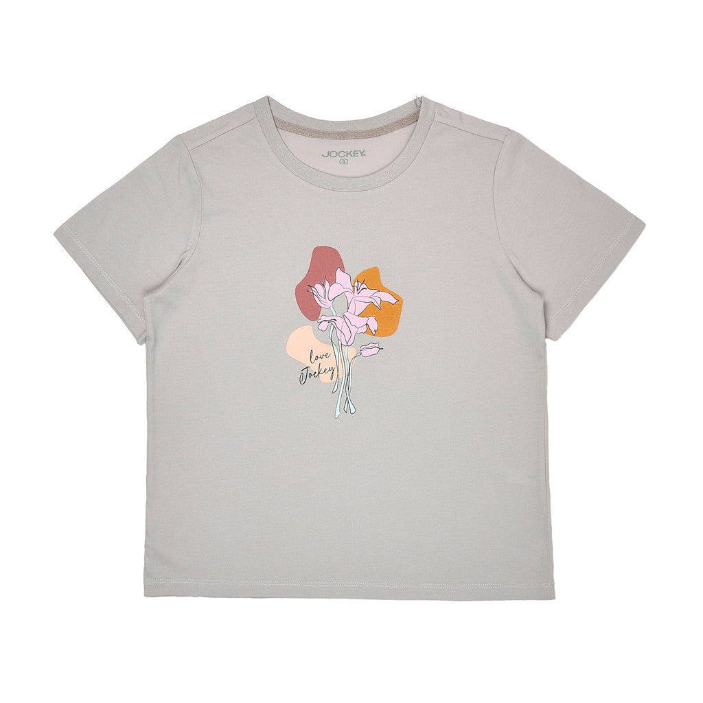 Jockey Ladies Round Neck Tee | JLT358921