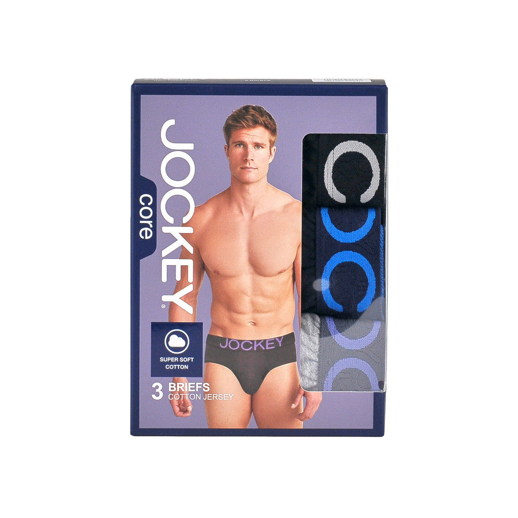 Jockey 3 Pieces Cotton Elastane Briefs | JMB439370