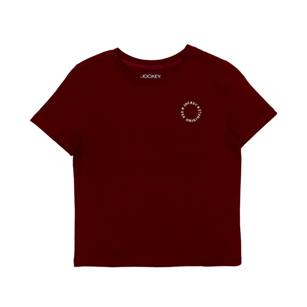 Jockey Ladies Round Neck Tee Straight Cut | JLT419220