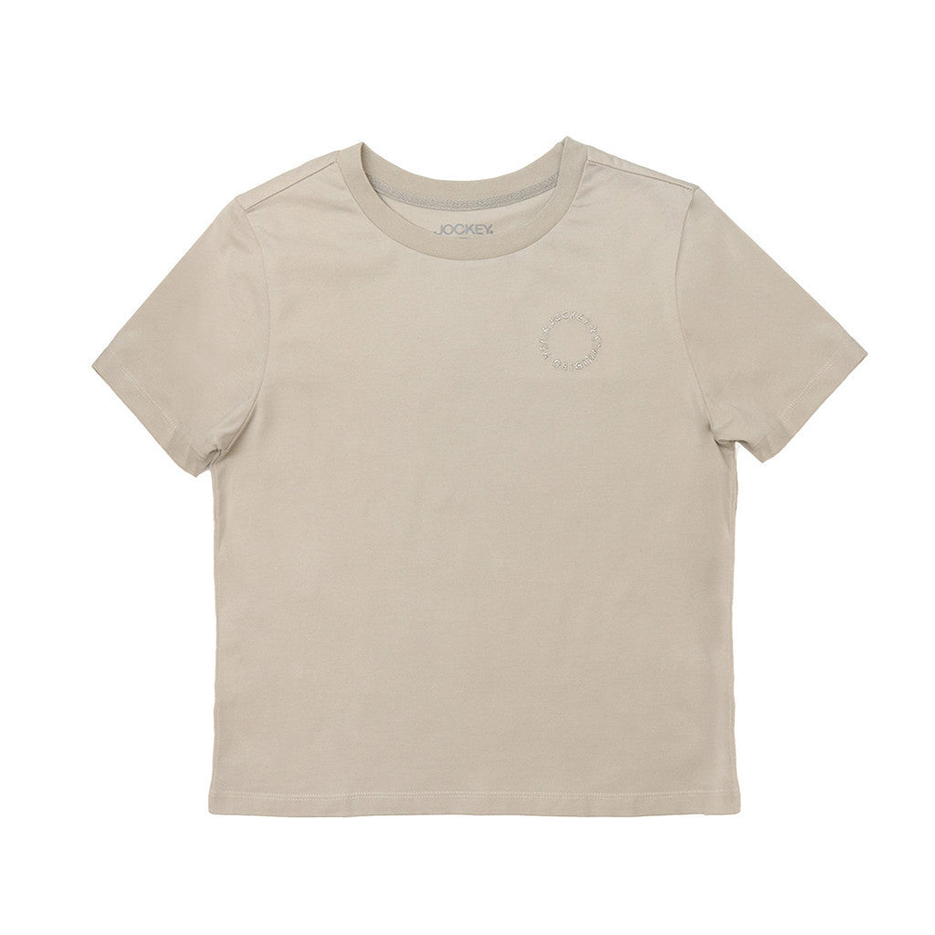 Jockey Ladies Round Neck Tee Straight Cut | JLT419220