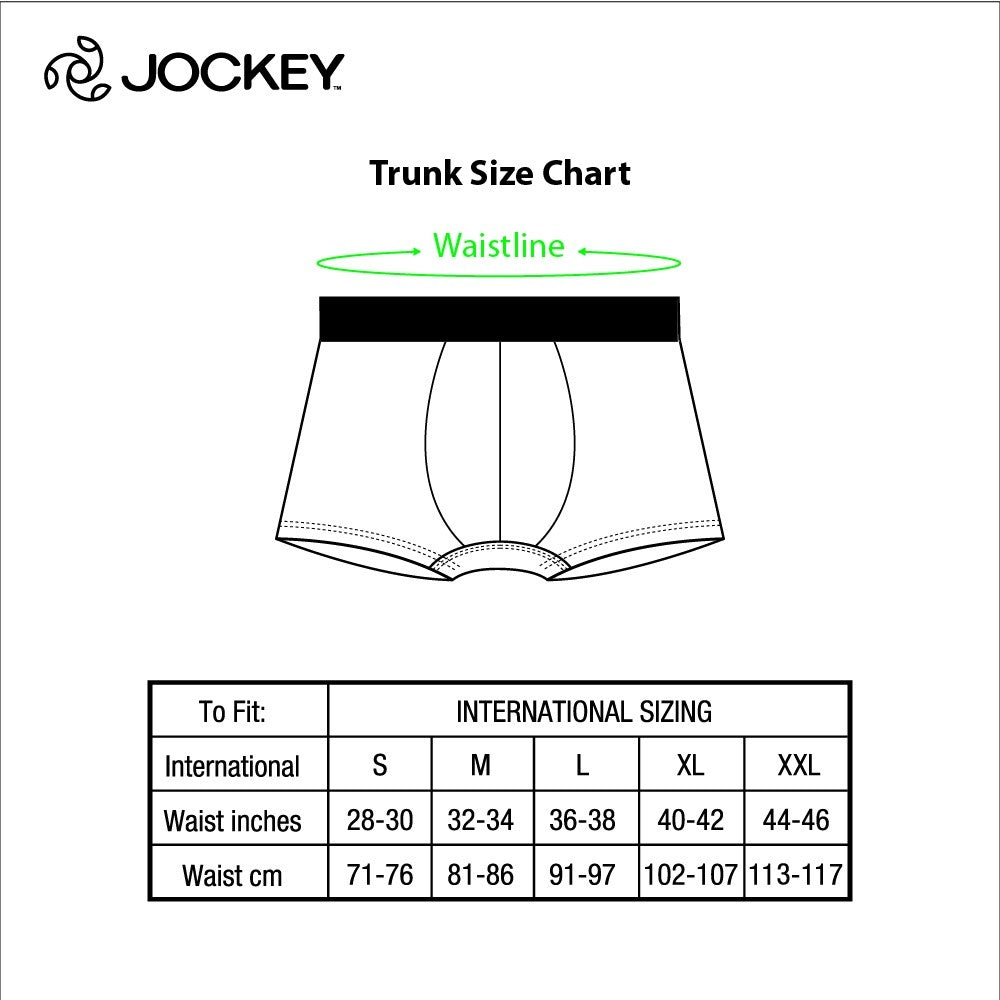 JOCKEY - Men Underwear Trunk Polyamide Elastane Underwear Man Seluar Lelaki | JMX202911