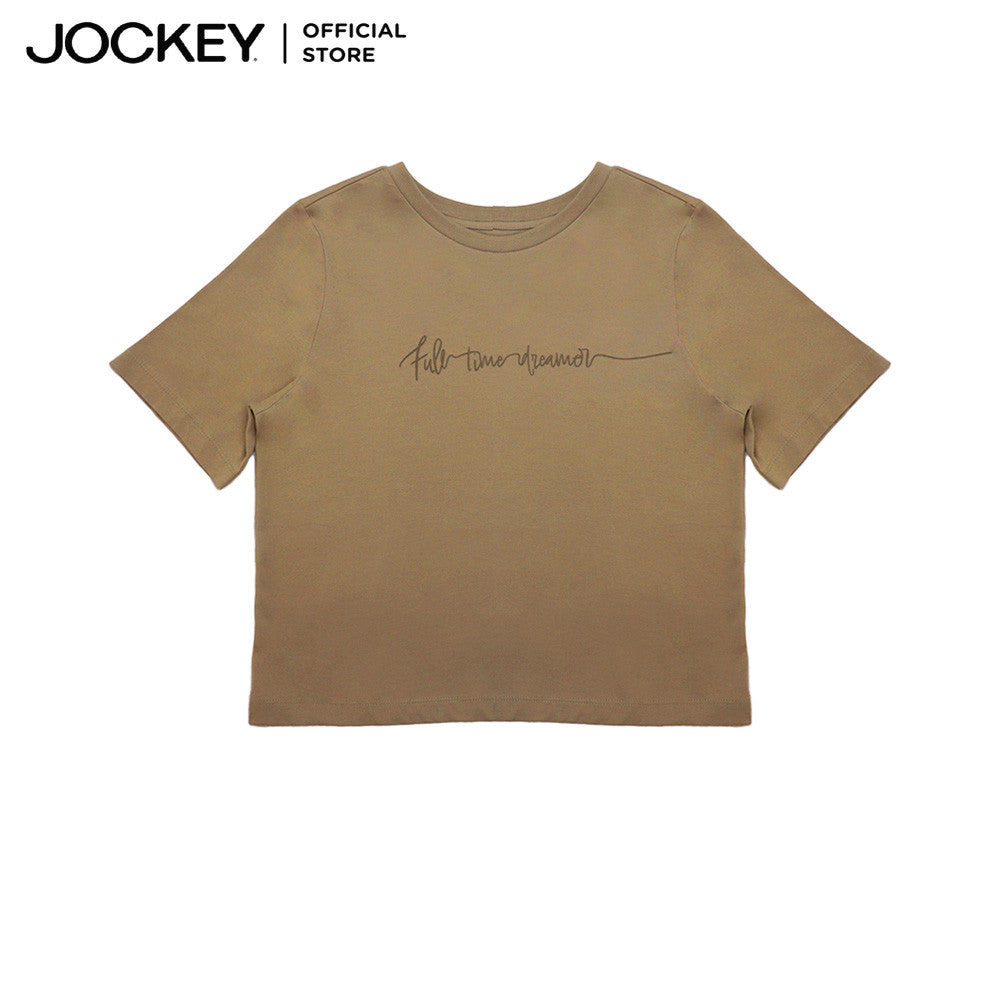 Jockey Ladies Round Neck Tee (Boxy Cut) | JLT439310