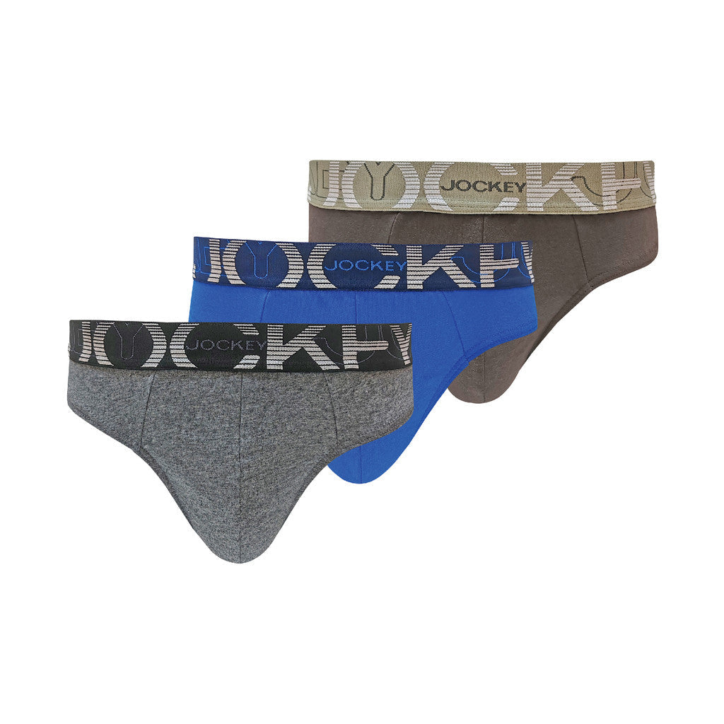 Jockey - 3 Pieces Cotton Elastane Briefs | JMB519659
