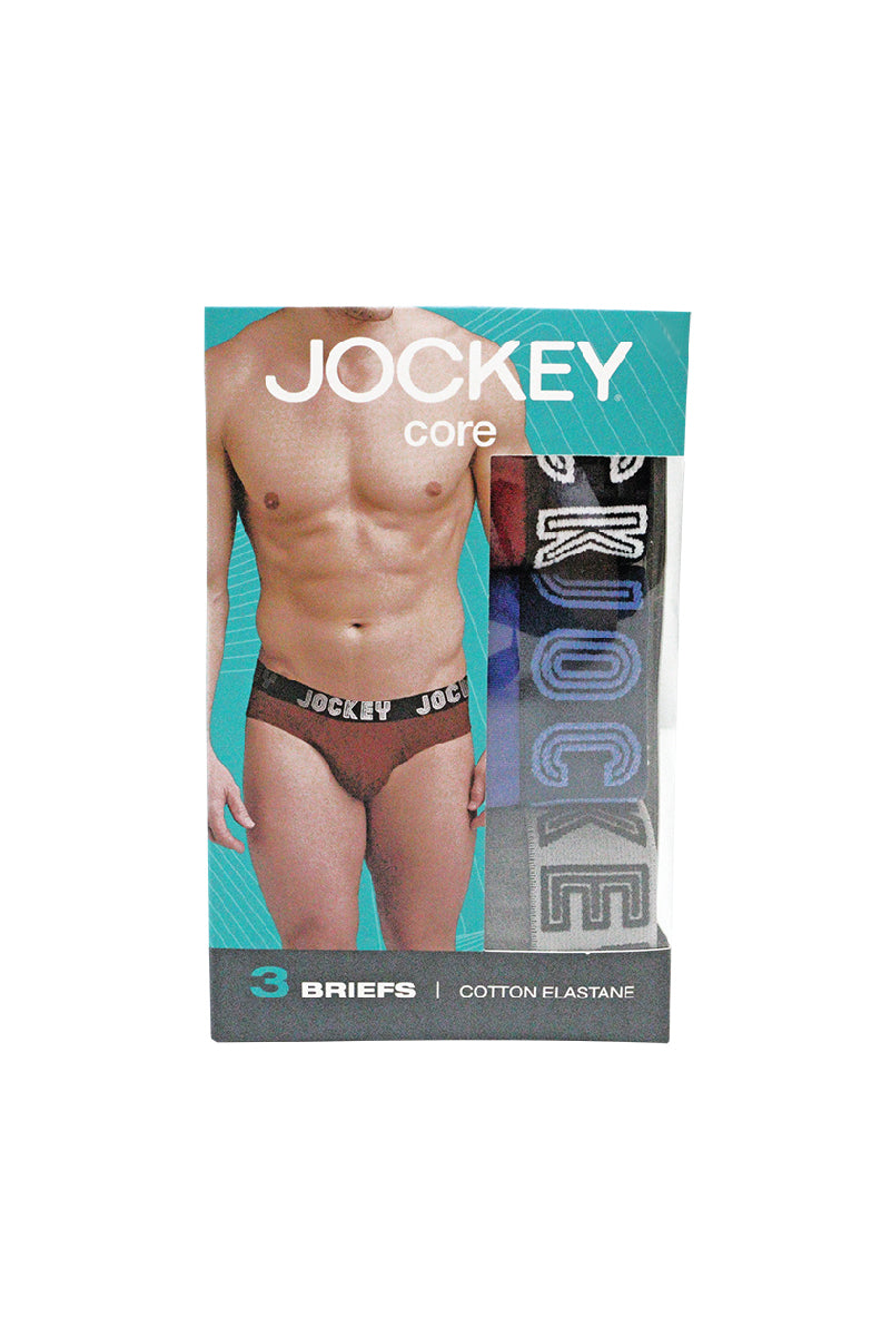 Jockey 3 Pieces Cotton Elastane Briefs | JMB238036