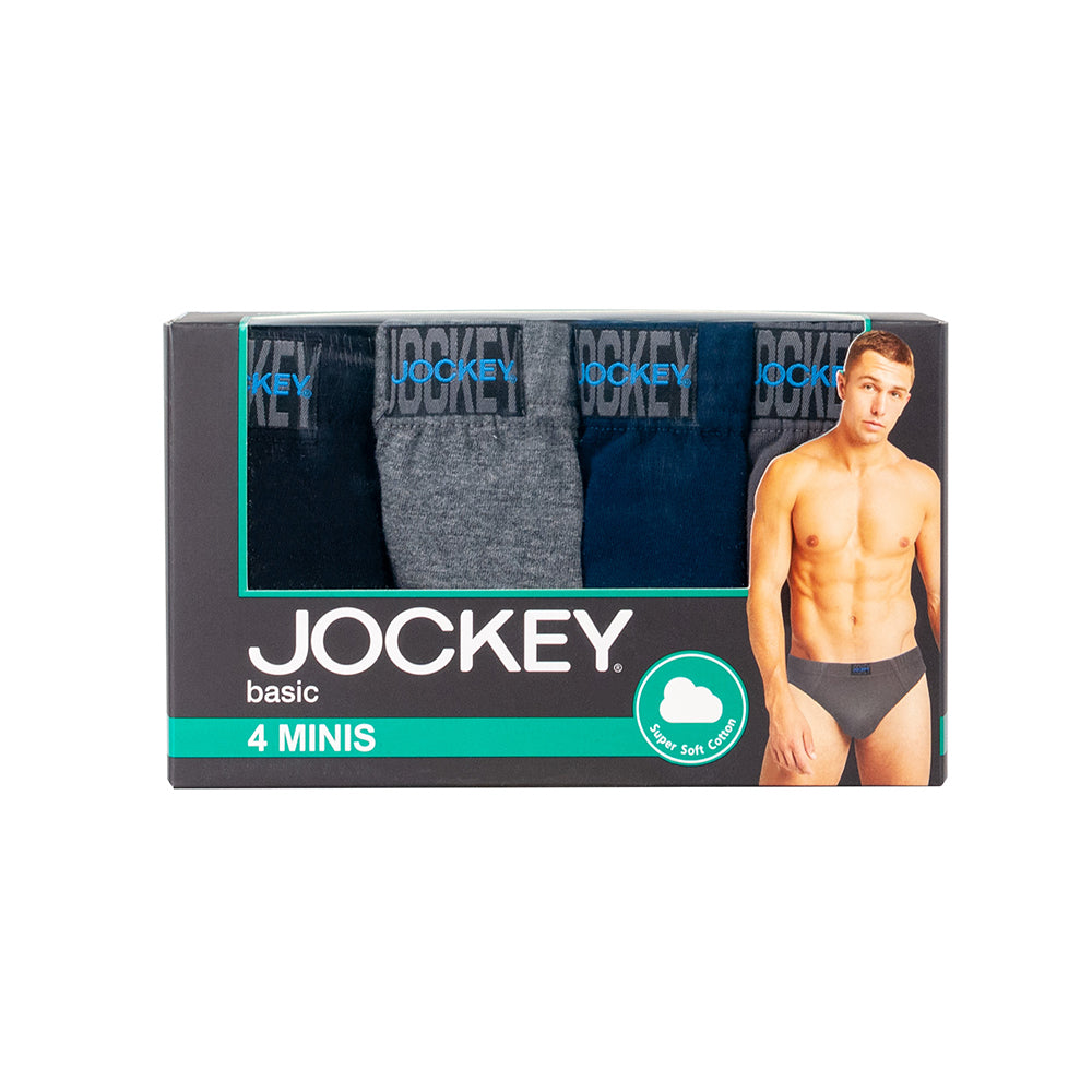 Jockey 4 Pieces Cotton Jersey Mini Briefs | JMB288466