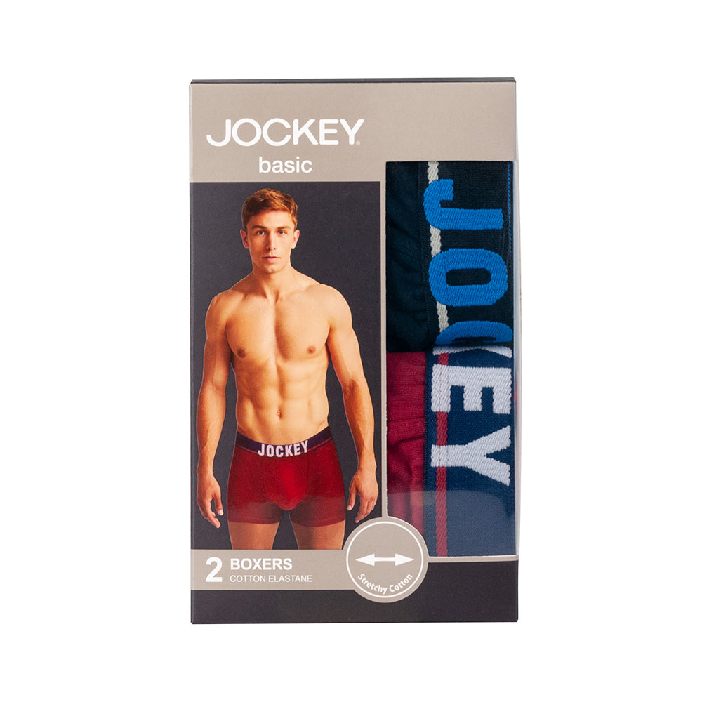Jockey - 2 pack Cotton Elastane Long Trunk | JMX288472