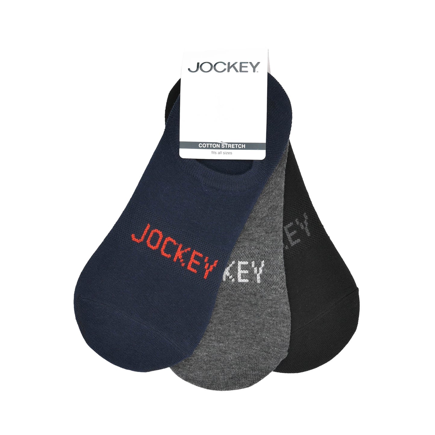 Jockey 3 Pair No Show Socks | JMS308934