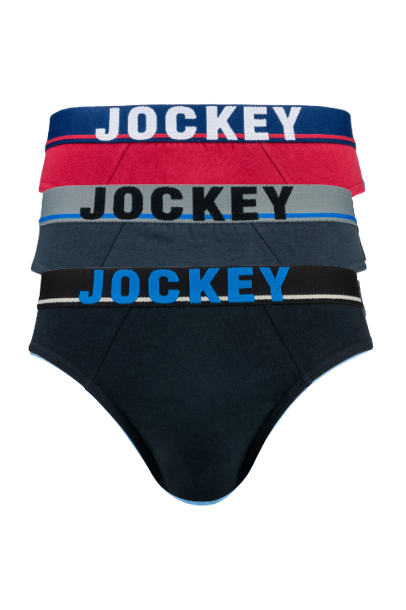 Jockey - 3 Pieces Cotton Elastane Minis Briefs | JMB288471