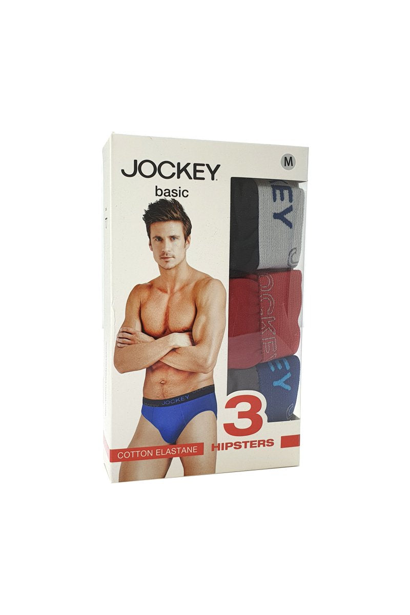 Jockey® Cotton Elastane Hipster Brief 3-Pack | JMB958471AS1