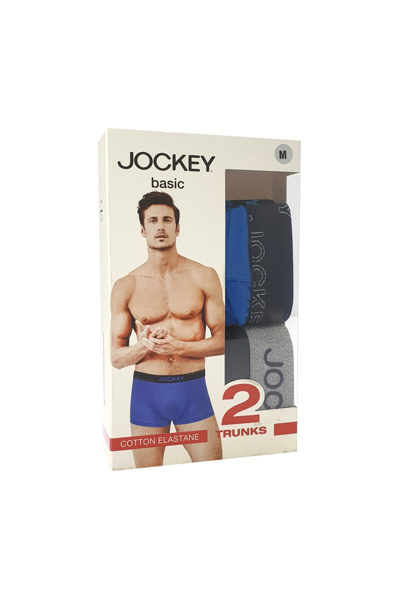 Jockey® Cotton Elastane Trunk 2-Pack | JMX958472AS1