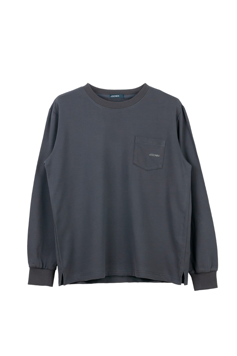 Jockey Men Knit Terry Long Sleeve Tee | JMT318720