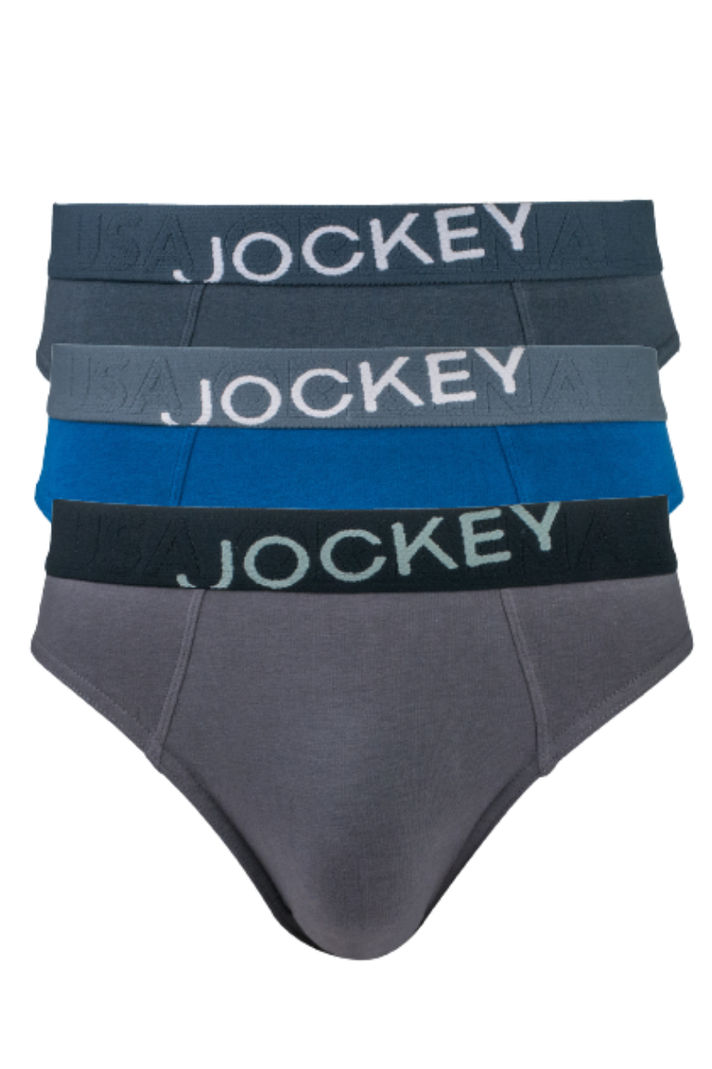 Jockey 3 Pieces Cotton Elastane Briefs | JMB318465