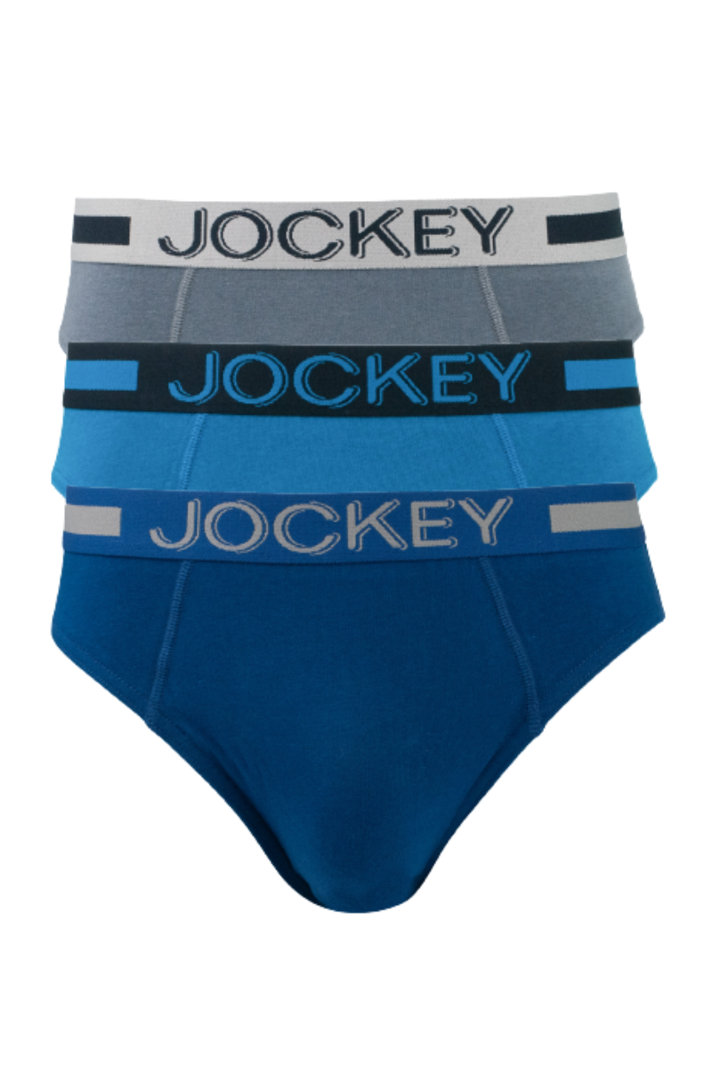 Jockey 3 Pieces Cotton Elastane Briefs | JMB318459