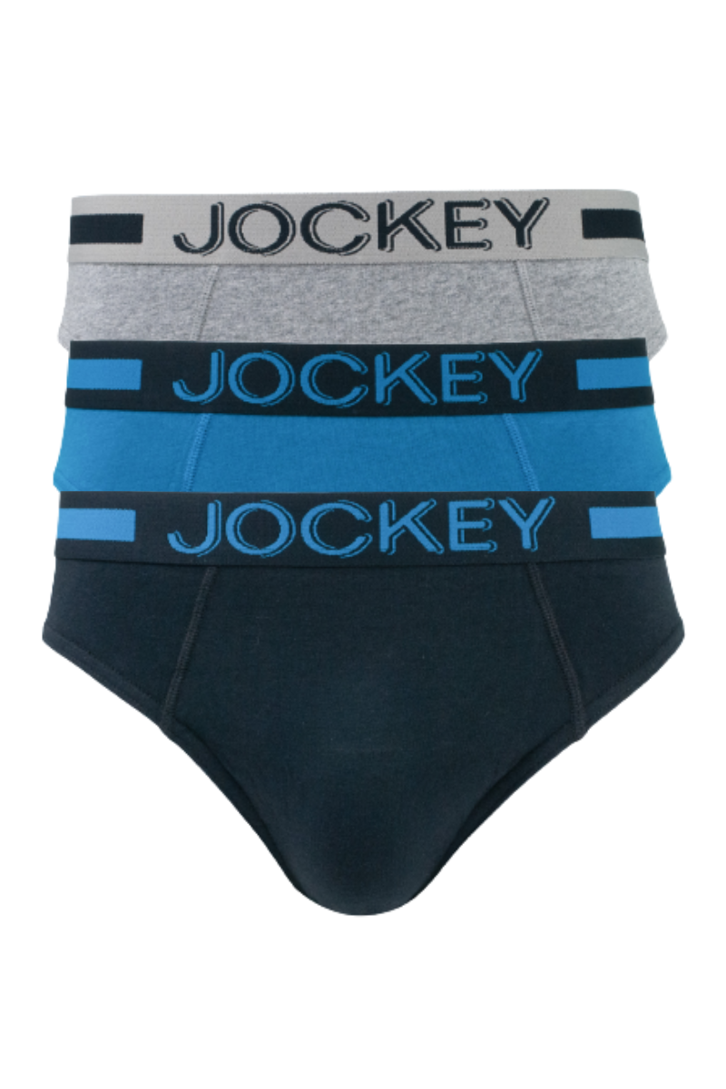 Jockey 3 Pieces Cotton Elastane Briefs | JMB318459