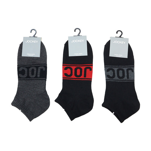Jockey 3 Pair Cotton Ankle Casual Socks | JMS988660