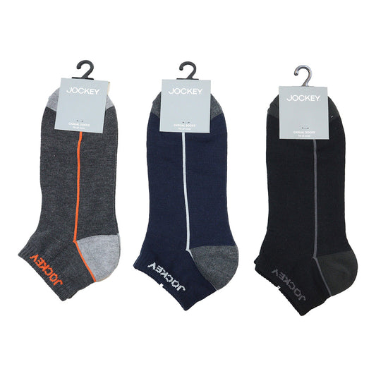 Jockey 3 Pair Cotton Ankle Casual Socks | JMS988656