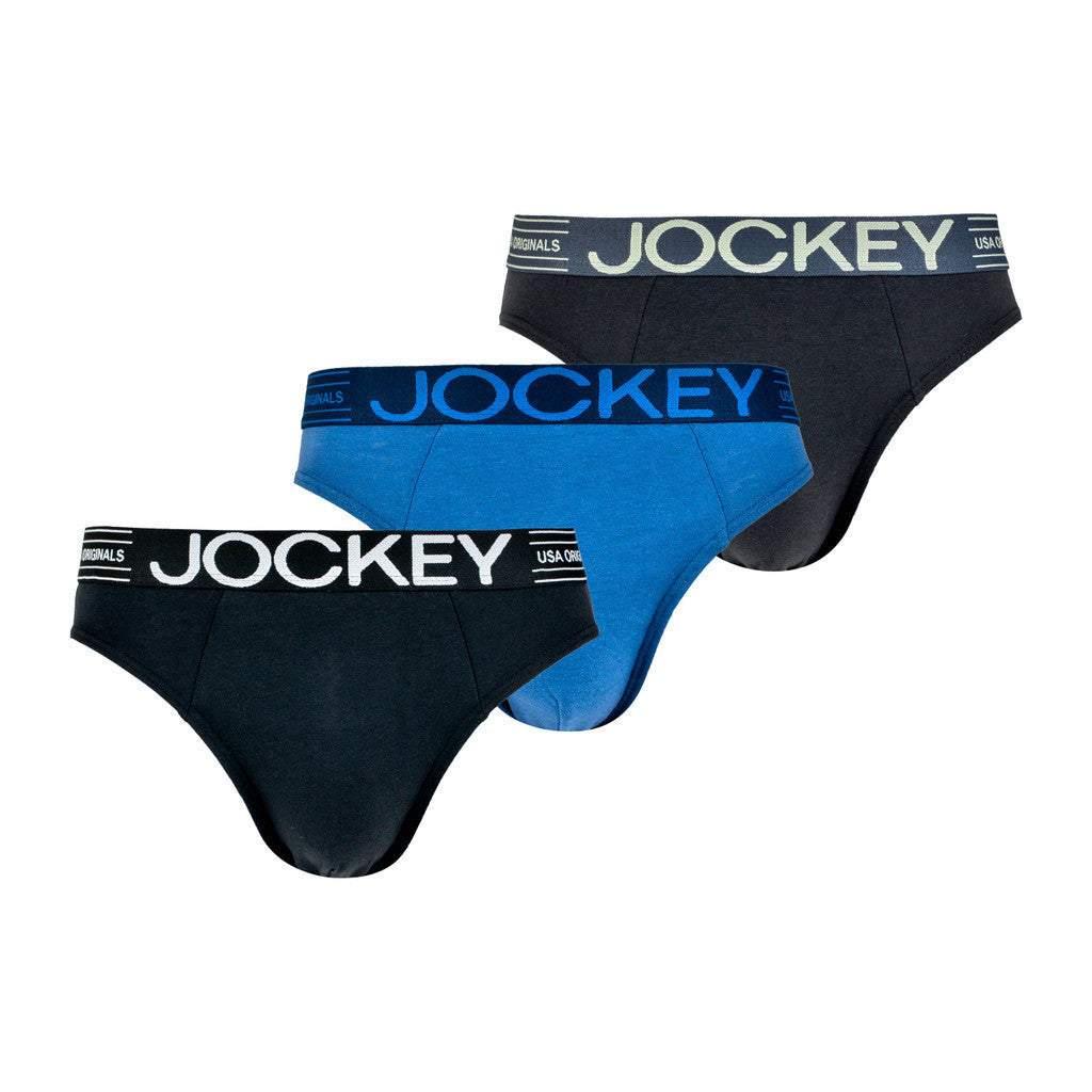 Jockey 3 Pieces Cotton Elastane Briefs | JMB419284