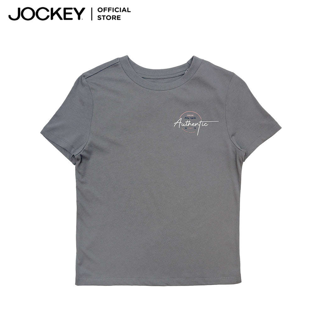 Jockey Ladies Round Neck Tee (Boxy Cut) | JLT459428