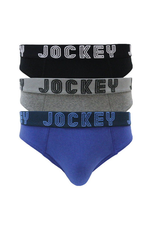 Jockey 3 Pieces Cotton Elastane Briefs | JMB238036