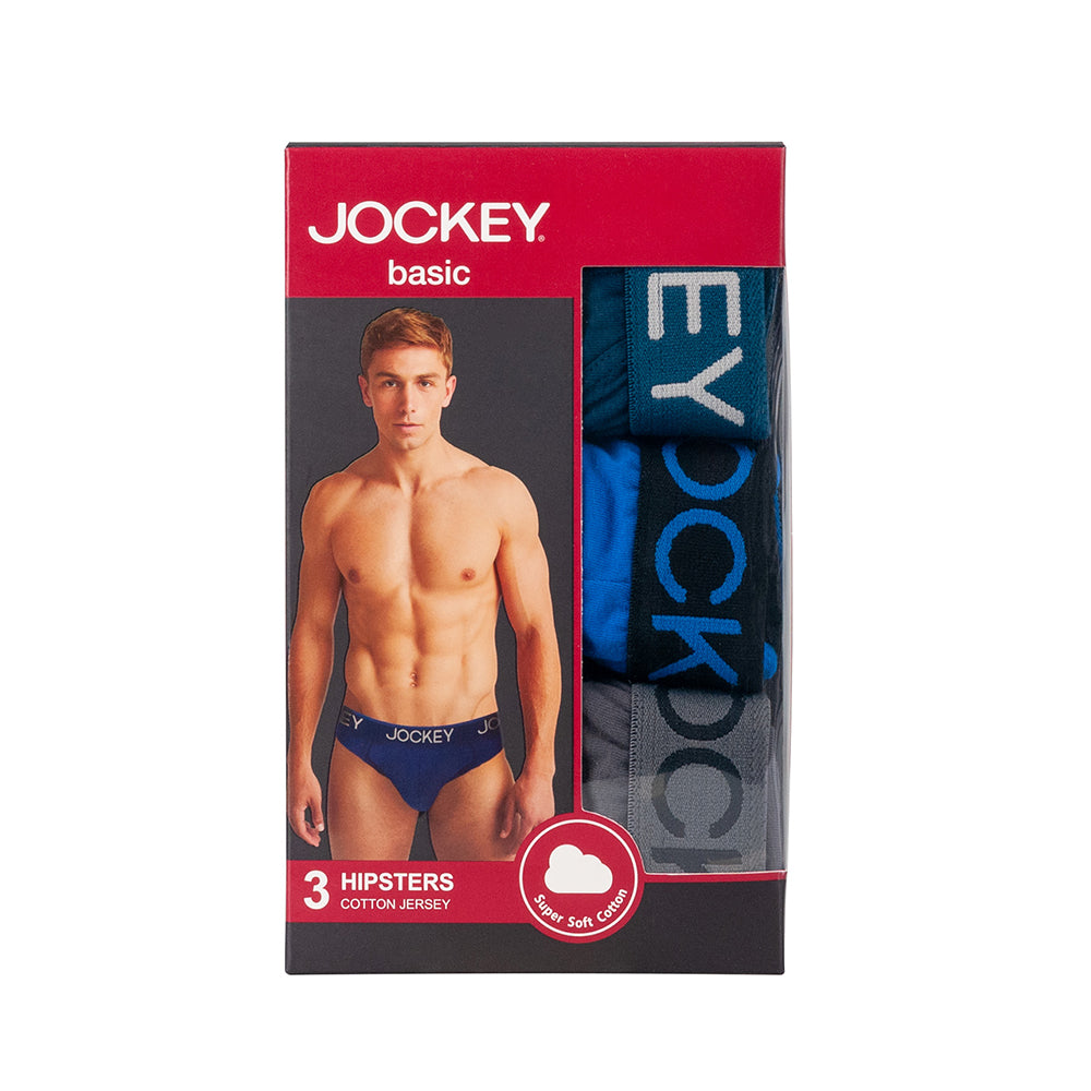 Jockey - 3 Pieces Cotton Jersey Hipsters Briefs | JMB288469