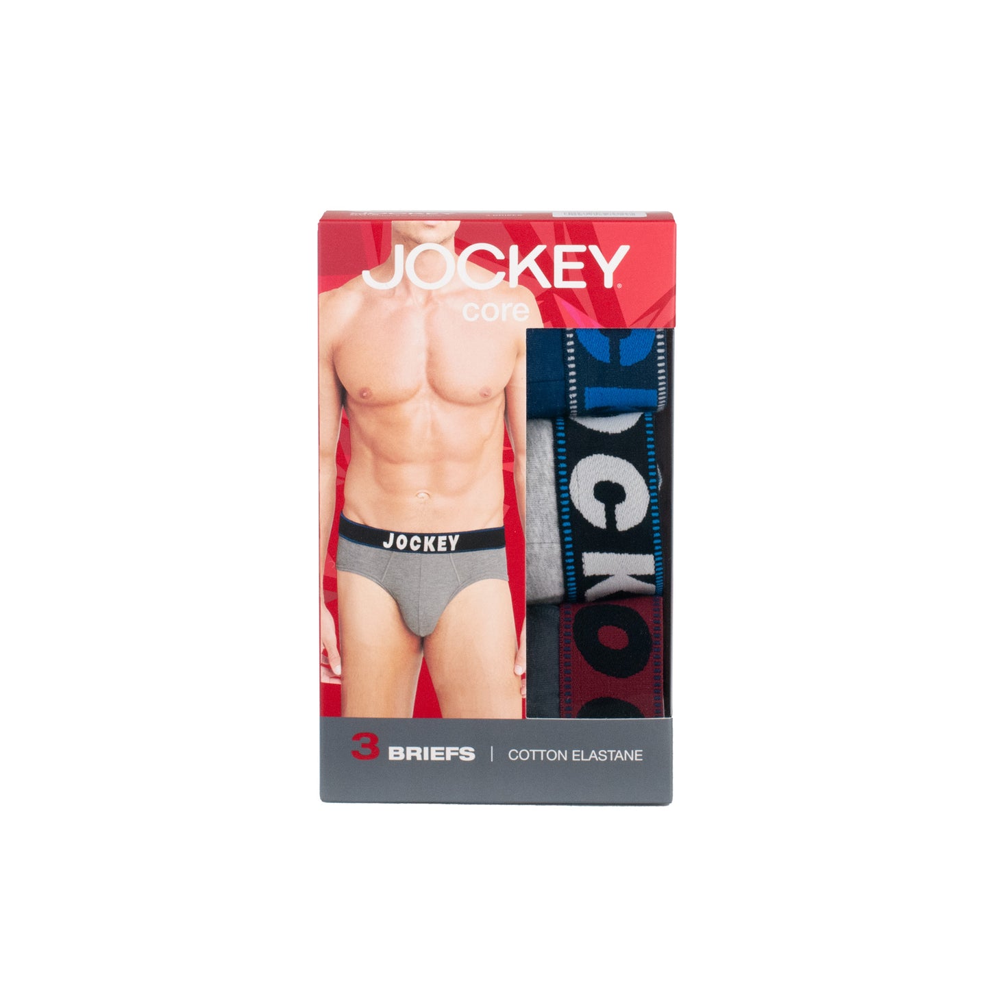 Jockey 3 Pieces Cotton Elastane Briefs | JMB318461