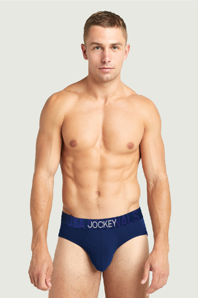 Jockey 3 Pieces Cotton Elastane Briefs | JMB318463