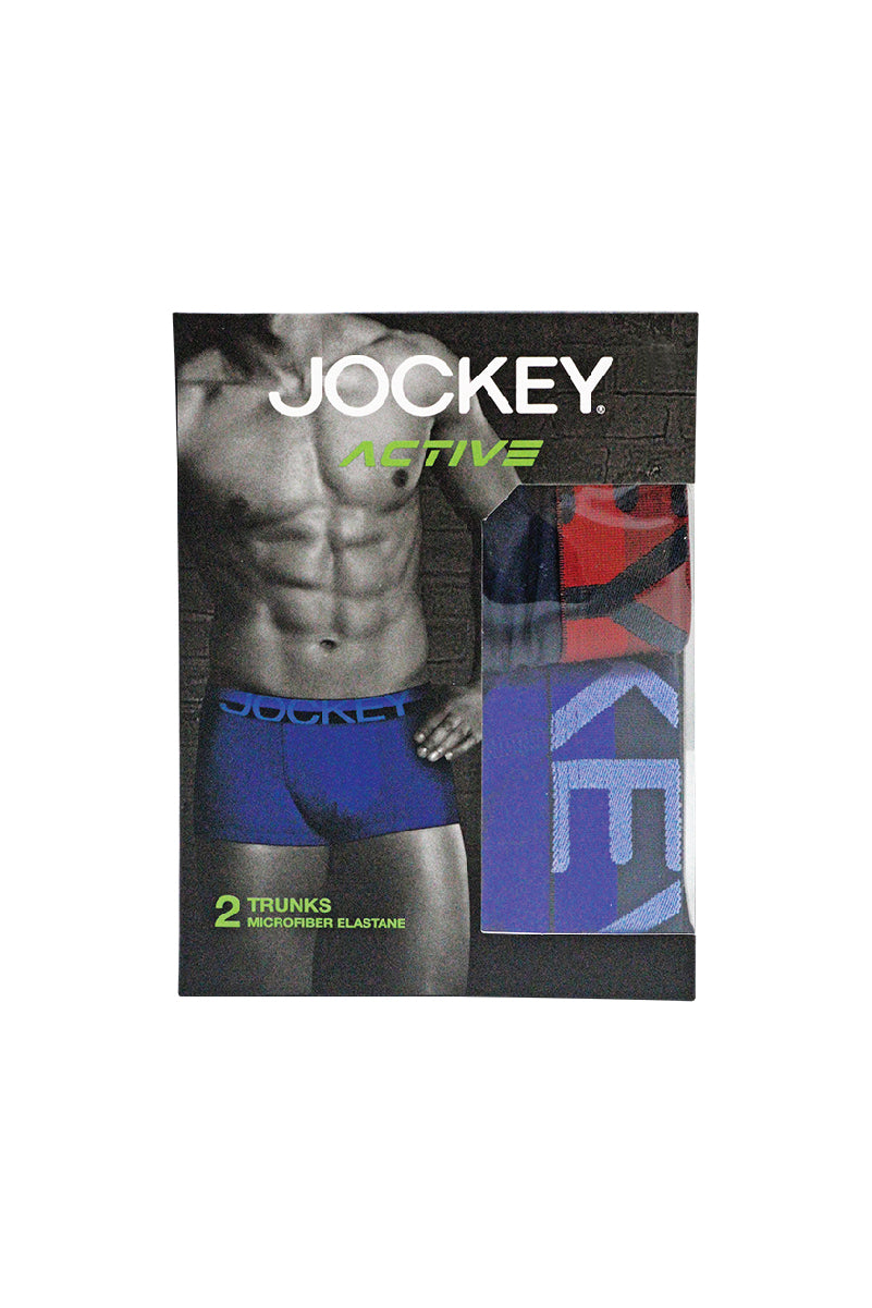 Jockey - 2 pack Men's Microfiber Trunks | JMX238033