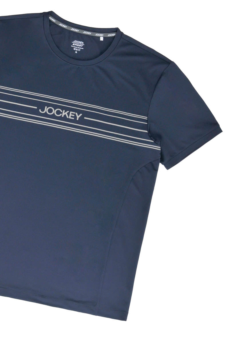 Jockey Men's Logo Round Neck Activewear Tee | JMT358890