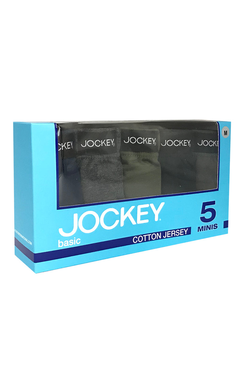 Jockey® Cotton Jersey Mini Brief 5-Pack | JMB018766