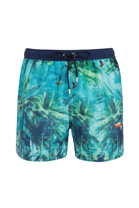 Jockey® EU Tropical Prints Swim Short 1-Pack | JMM618321