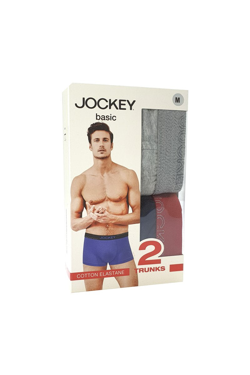 Jockey® Cotton Elastane Trunk 2-Pack | JMX958472AS1
