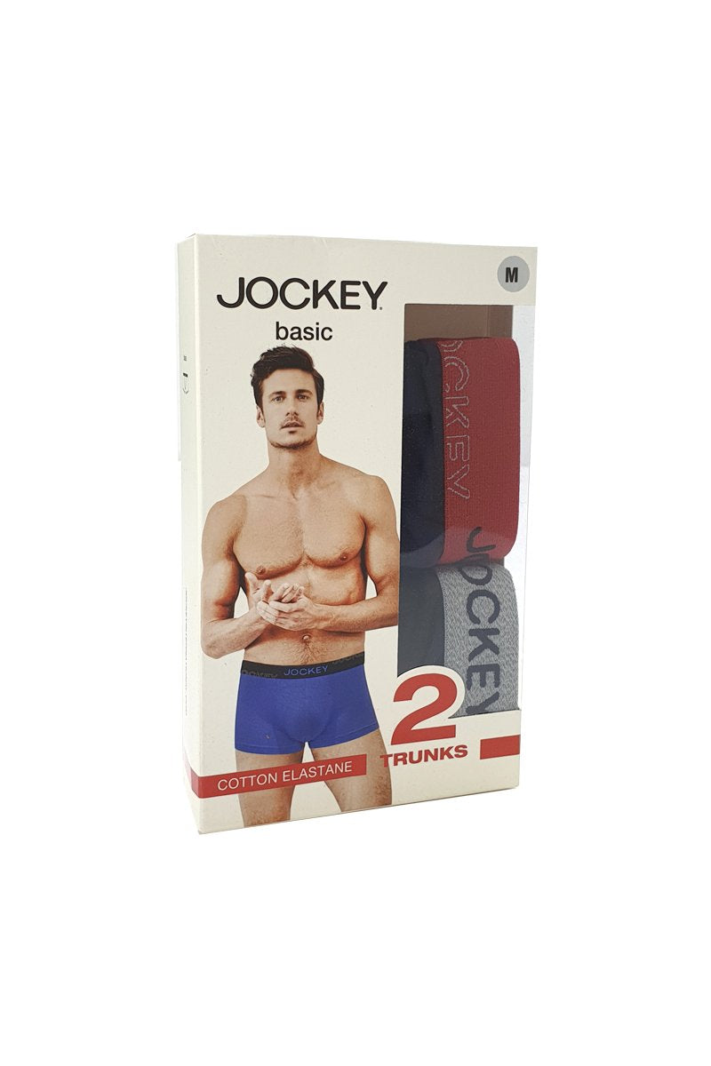 Jockey® Cotton Elastane Trunk 2-Pack | JMX958472AS1